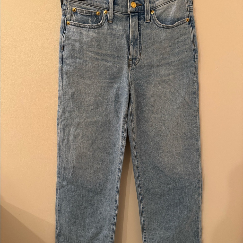 J. Crew Classic Blue Slim Wide Leg Jeans